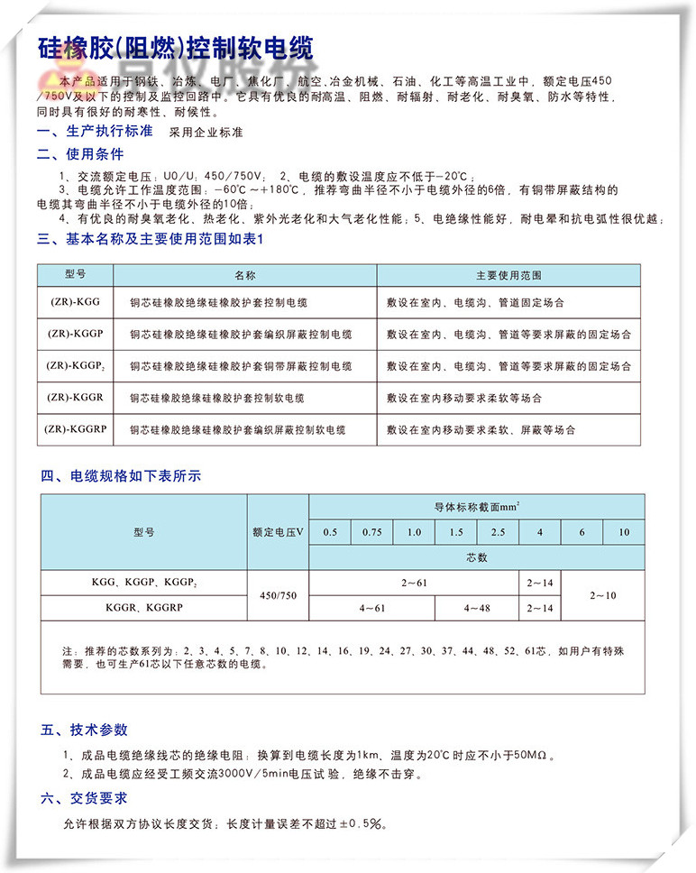 控制电缆